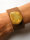 LederArmband Bernstein MILKY Gelb NEU- UNIKAT 20523