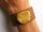 LederArmband Bernstein MILKY Gelb NEU- UNIKAT 20523