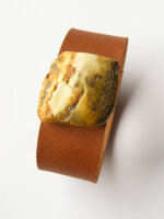 Lederarmband Bernstein rmband Herren Damen Schmuck...