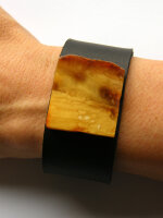 Lederarmband Bernstein rmband Herren Damen...