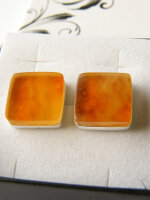 Manschettenknöpfe Herrenschmuck Geschenk ORANGE...