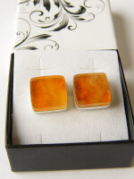 Manschettenknöpfe Herrenschmuck Geschenk ORANGE...