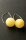 Ohrringe Bernstein gelb matt oder poliert balls Silber 925 UNIKAT