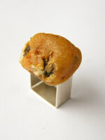 Ring Bernstein ORANGE GELB Silber 925 NEU UNIKAT 19693