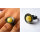 Ring Silber 925 Bernstein  OXIDERT gestempelt GELB NEU UNIKAT