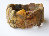 Armband Bernstein BRAUN Naturbelassen Gummiband 21779