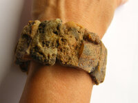 Armband Bernstein BRAUN Naturbelassen Gummiband 21651
