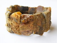 Armband Bernstein BRAUN Naturbelassen Gummiband 21651