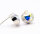 Ohrringe Stecker Silber 925 Kristall Swarovski Elements Minimalistischer Schmuck Modern Geschenk für Frau Handmade