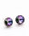 Ohrringe Stecker Silber 925 Kristall Elements Minimalistischer Schmuck Modern Geschenk für Frau Handmade