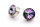 Ohrringe Stecker Silber 925 Kristall Elements Minimalistischer Schmuck Modern Geschenk für Frau Handmade