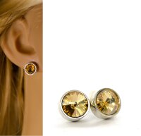 Ohrringe Stecker Silber 925 Kristall Kristalle Elements...