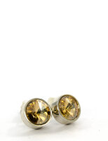 Ohrringe Stecker Silber 925 Kristall Kristalle Elements Minimalistischer Schmuck Modern Geschenk für Frau Handmade