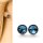 Ohrringe Stecker Silber 925 Kristall Elements Minimalistischer Schmuck Modern Geschenk für Frau Handmade