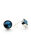 Ohrringe Stecker Silber 925 Kristall Elements Minimalistischer Schmuck Modern Geschenk für Frau Handmade
