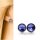 Ohrringe Stecker Silber 925 Kristall Elements Minimalistischer Schmuck Modern Geschenk für Frau Handmade