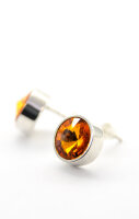 Ohrringe Stecker Silber 925 Kristall Elements Minimalistischer Schmuck Modern Geschenk für Frau Handmade