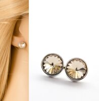Ohrringe Stecker Silber 925 Kristall Elements...