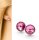 Ohrringe Stecker Silber 925 Kristall Elements Minimalistischer Schmuck Modern Geschenk für Frau Handmade