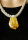 Anhänger Bernstein Kette Hals GELB sterling Silber 925 NEU UNIKAT- A108