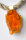 Bernstein Anhänger ORANGE Silber 925 NEU UNIKAT-