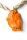 Bernstein Anhänger ORANGE Silber 925 NEU UNIKAT-
