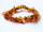 Bernstein Armband Coggnac, Multicolor oder dunkel auf Gummiband (Multicolor)