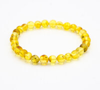 Bernstein Armband gelb transparent poliert