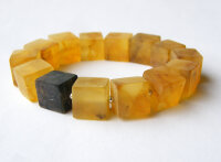 Bernstein Armband matt Silber 925 20564