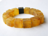 Bernstein Armband matt Silber 925 20564