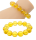 Bernstein Armband transparent gelb echter Bernstein Gummiband