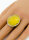  Bernstein Ring  Oval GELB Silber 925 NEU UNIKAT R124
