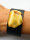 LederArmband Bernstein GELB Männerarmband NEU- UNIKAT 19606