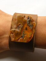 LederArmband Bernstein Männerarmband 20719
